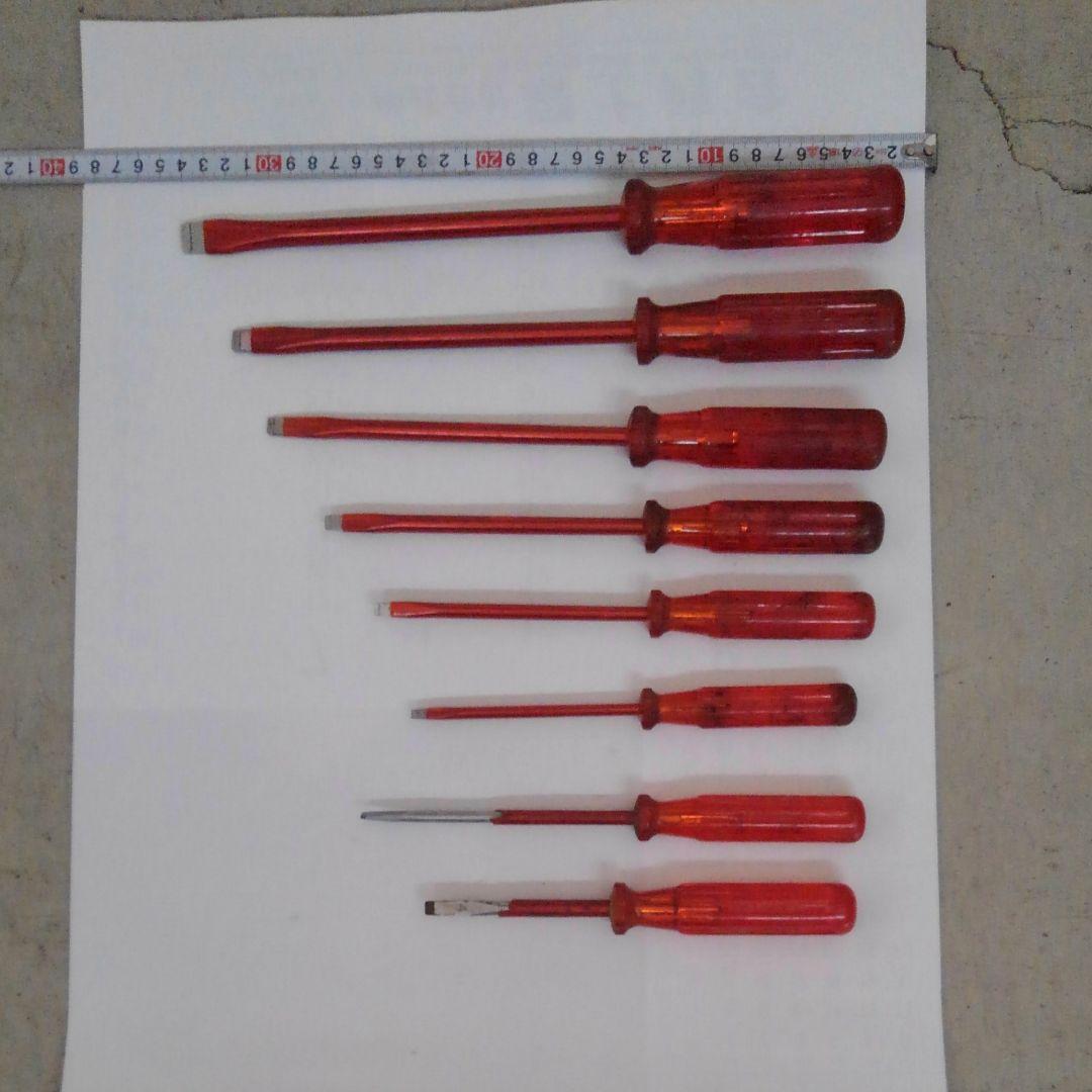 PBのマイナスドライバー8本です マイナスドライバー PB SWISS TOOLS(ピービースイスツールズ) グリップ