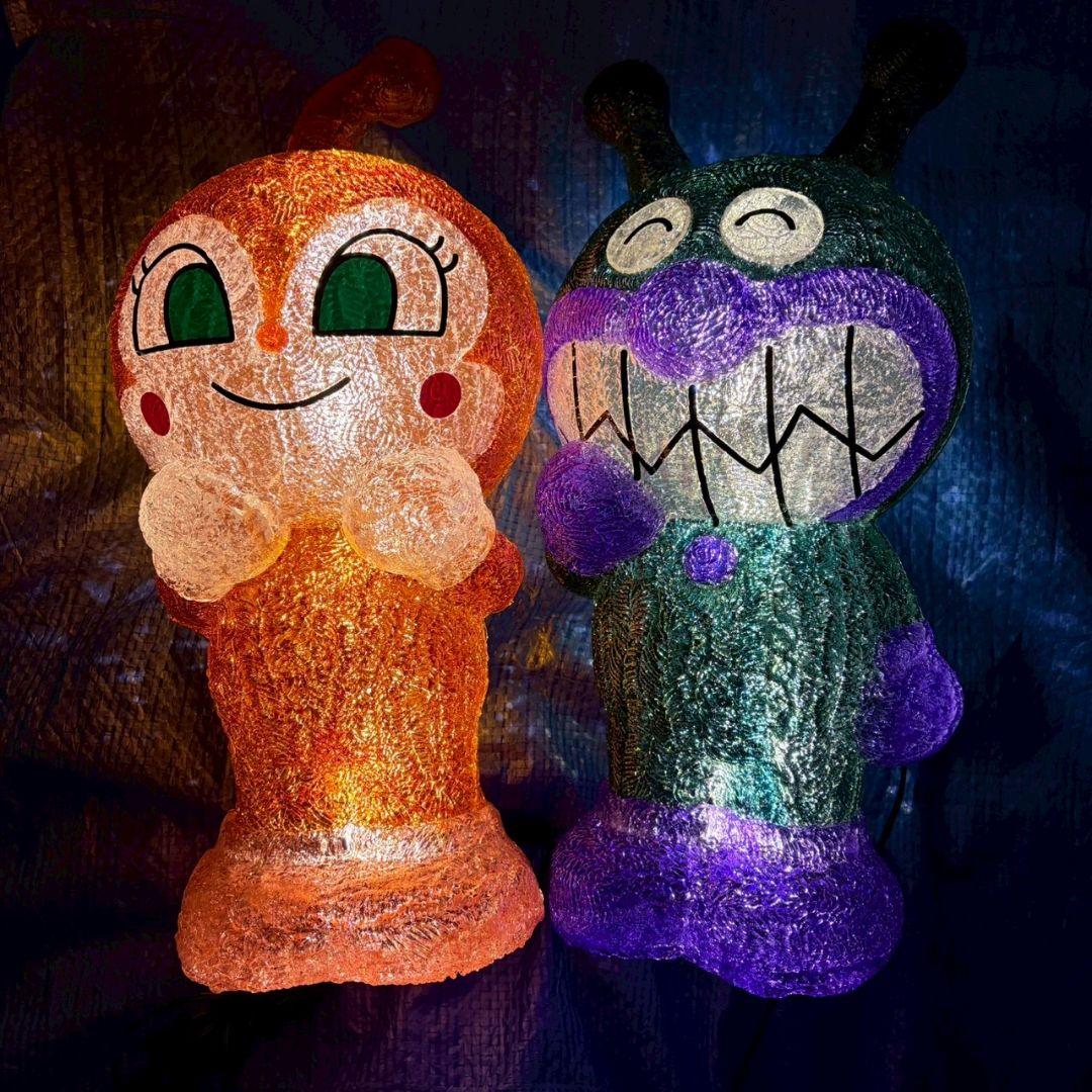 バイキンマン ドキンちゃん イルミネーションライト2点セット - メルカリ