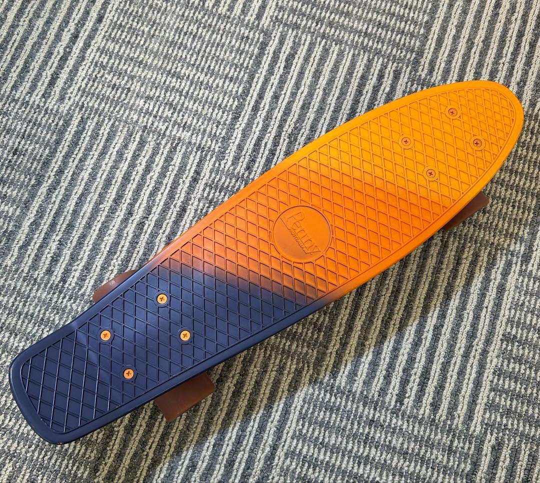 希少 Penny ペニー スケートボード オレンジ×ネイビー 22インチ Penny Skateboards [ペニースケートボード] ORIGINAL 22
