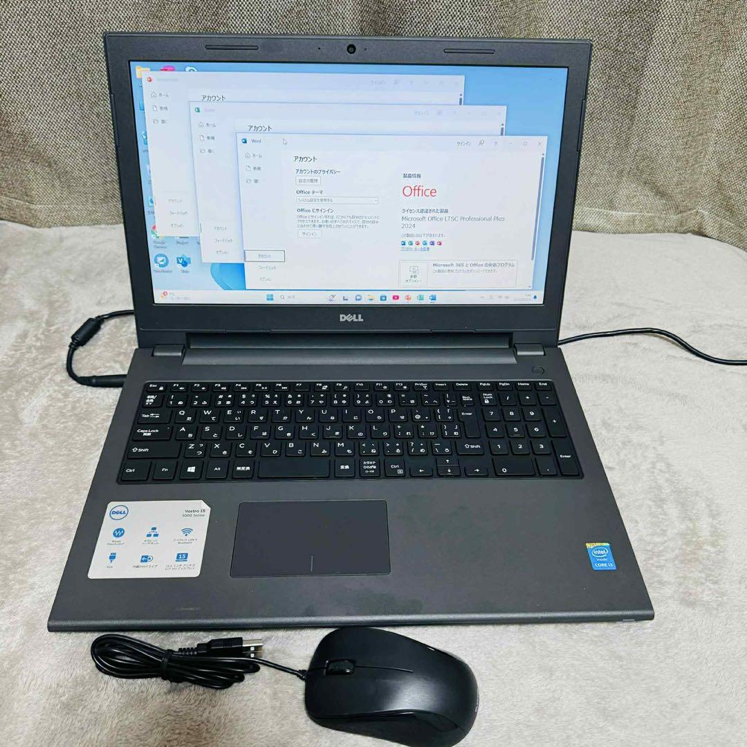 S279 DellノートパソコンWEBカメラSSDサクサク動くWindows11 - メルカリ