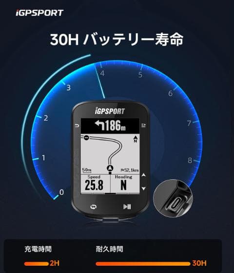 新品未開封【iGPSPORT】BSC200 サイコン(ルートナビ機能）フルセット