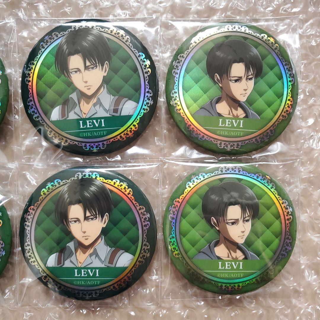 匿名発送／ホログラムキャラバッジコレクション リヴァイ 兵長+幼少期