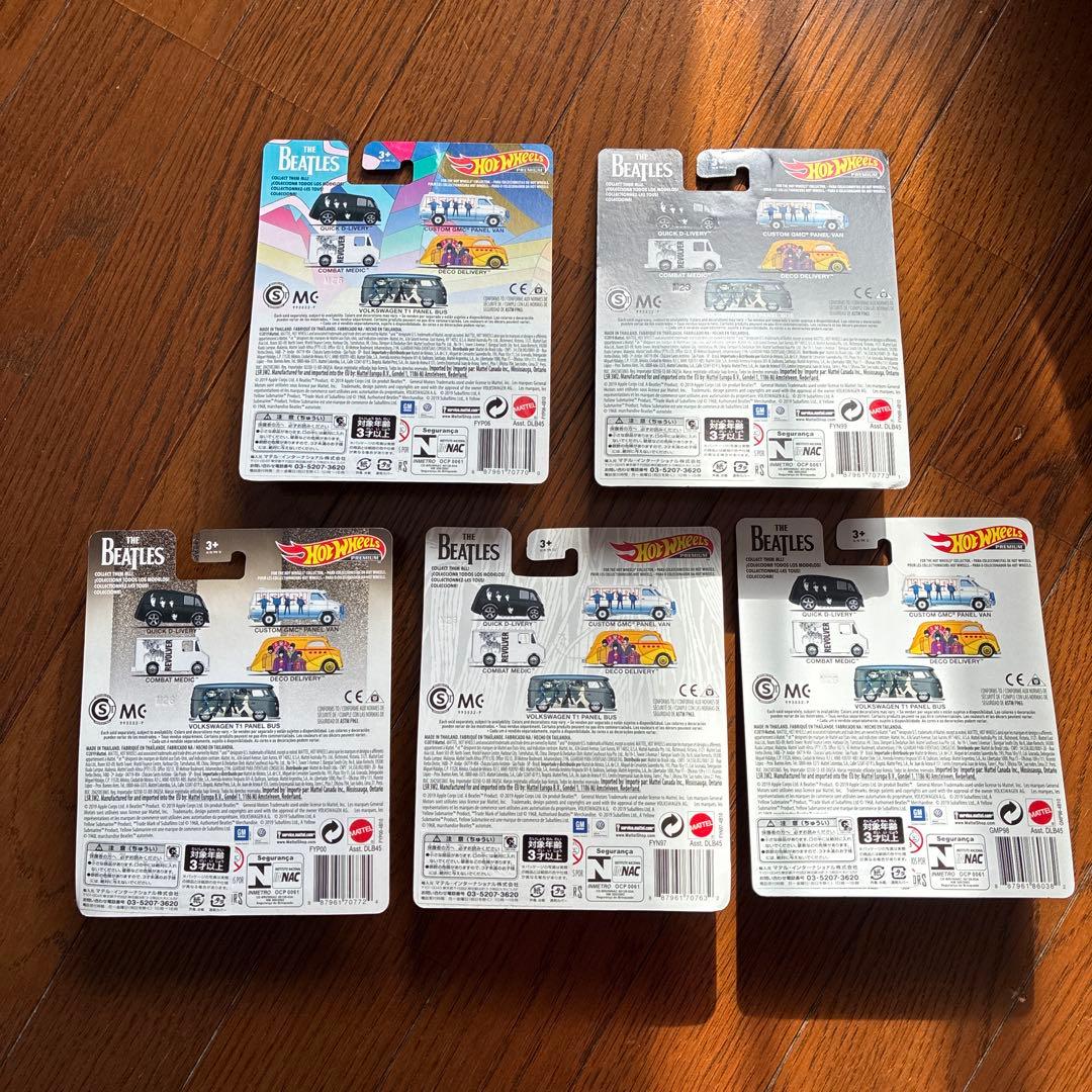 値下げしました‼️Hot Wheelsビートルズシリーズ全５種セット