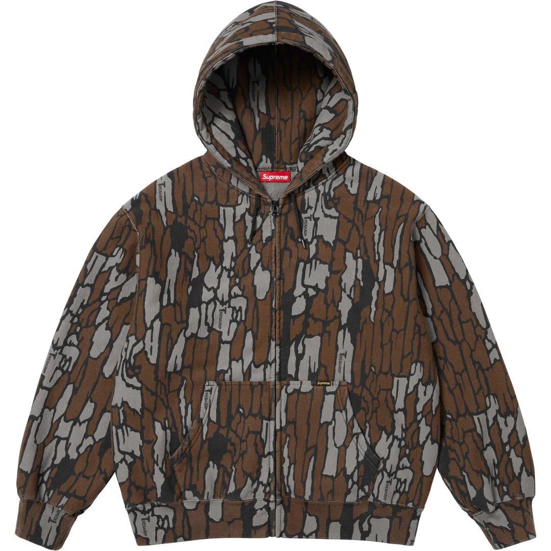 トップス Supreme Work Zip Up Hooded Sweatshirt Supreme Work Zip Up Hooded Sweatshirt (FW24) - $138