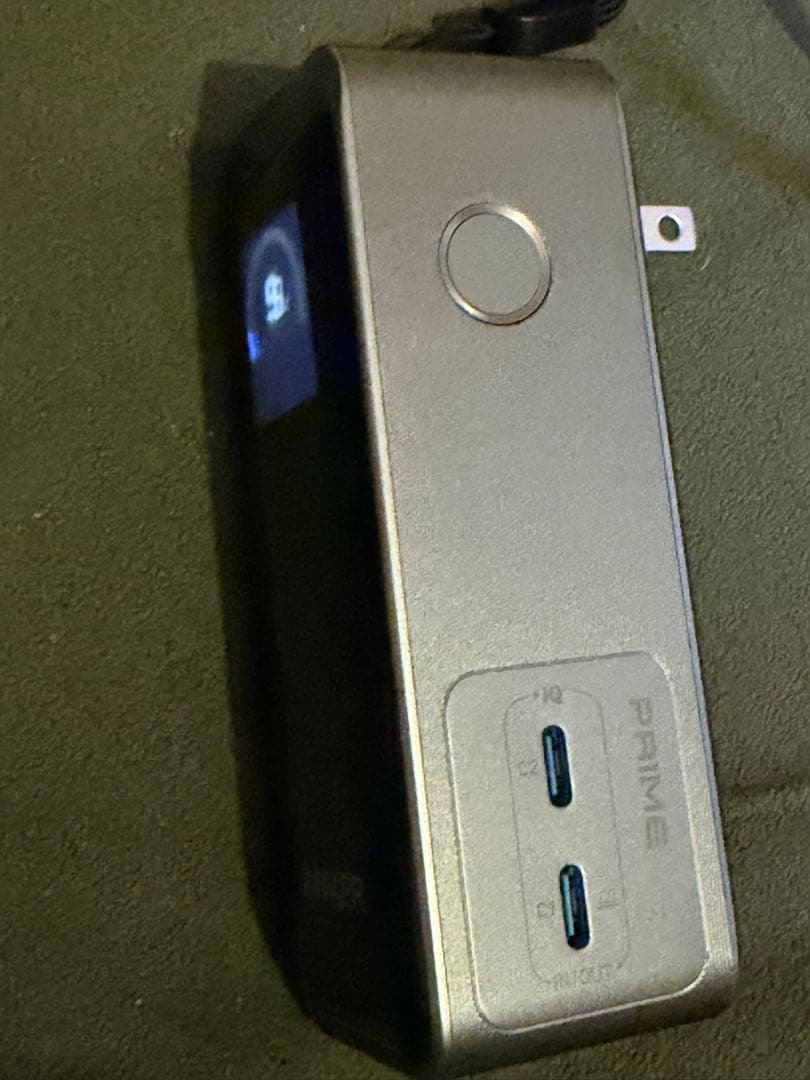 充電回数0回 - Anker Prime Power Bank A1339 Anker Prime Power Bank (9600mAh, 65W, Fusion) | モバイルバッテリー