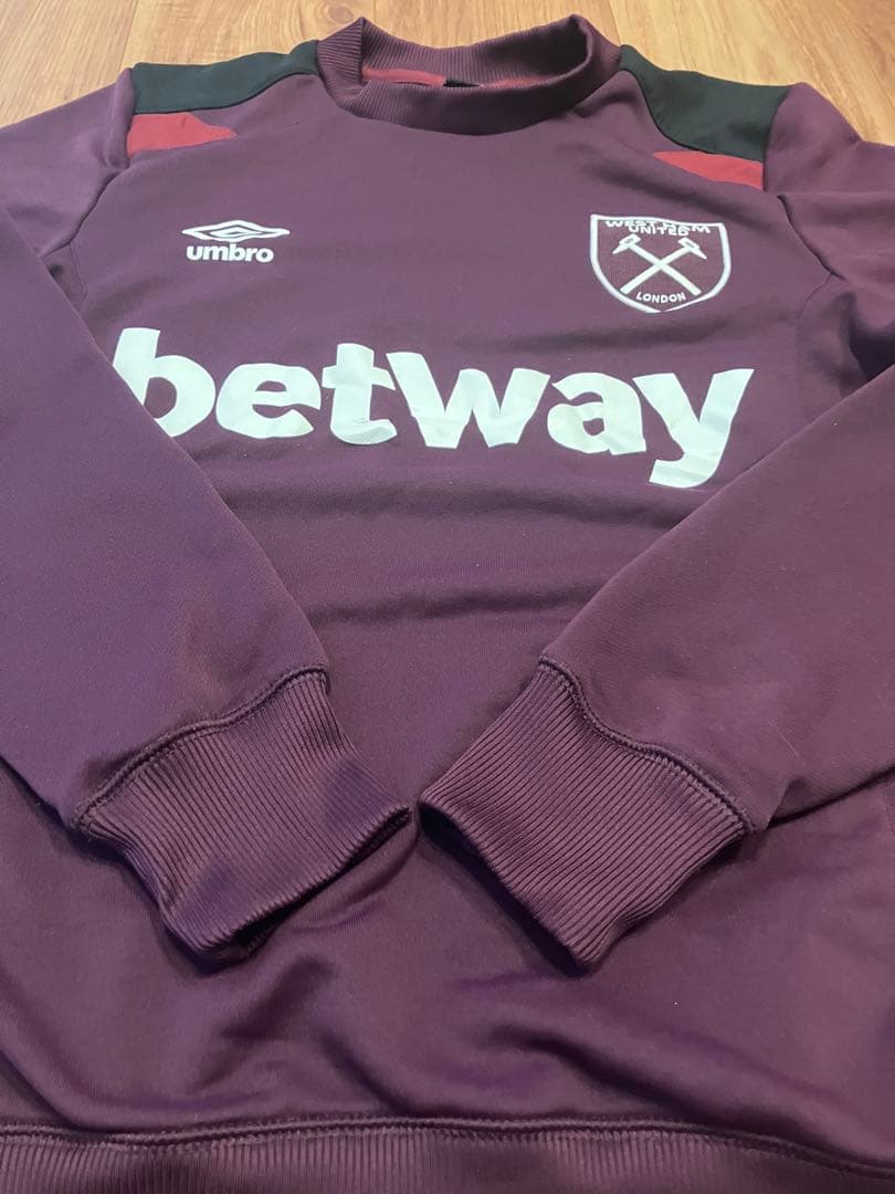 ウエストハムUMBROスウェット betway アンブロ 古着ビンテージ - メルカリ