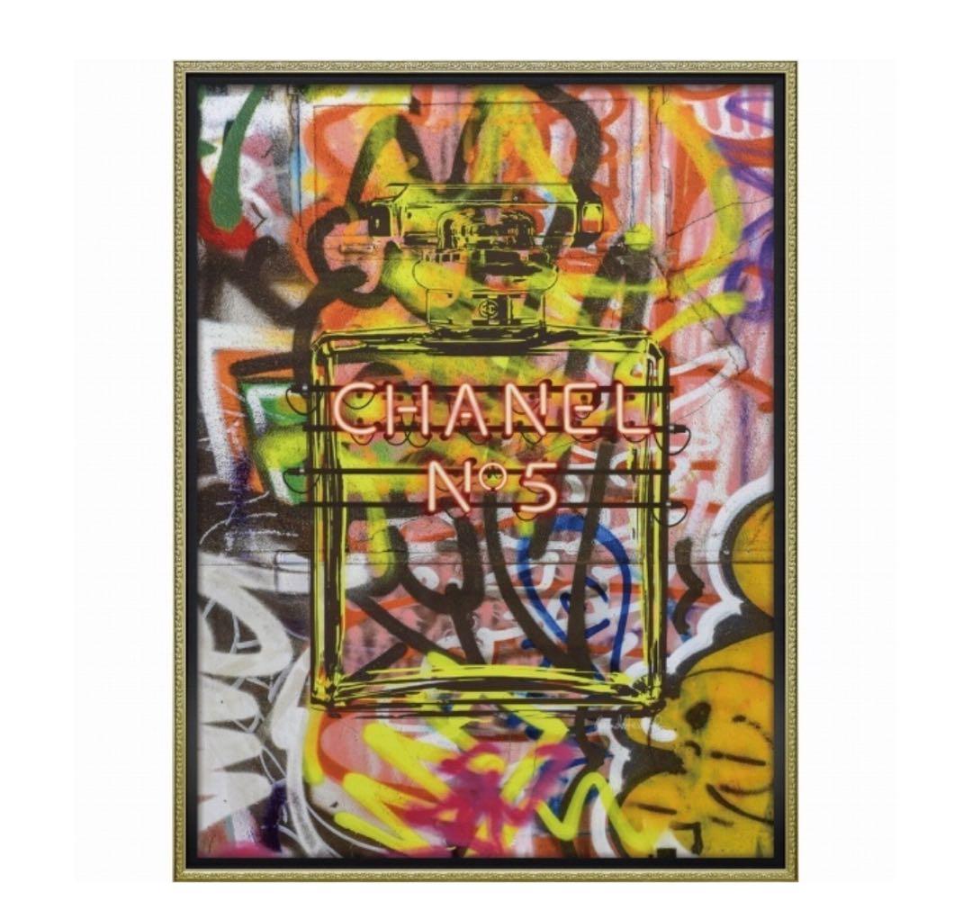 【アート額】オマージュ キャンバスアート「グラフィティ パフューム2（Lサイズ） 楽天市場】絵画 オマージュ キャンバスアート マドレーヌ ブレイク
