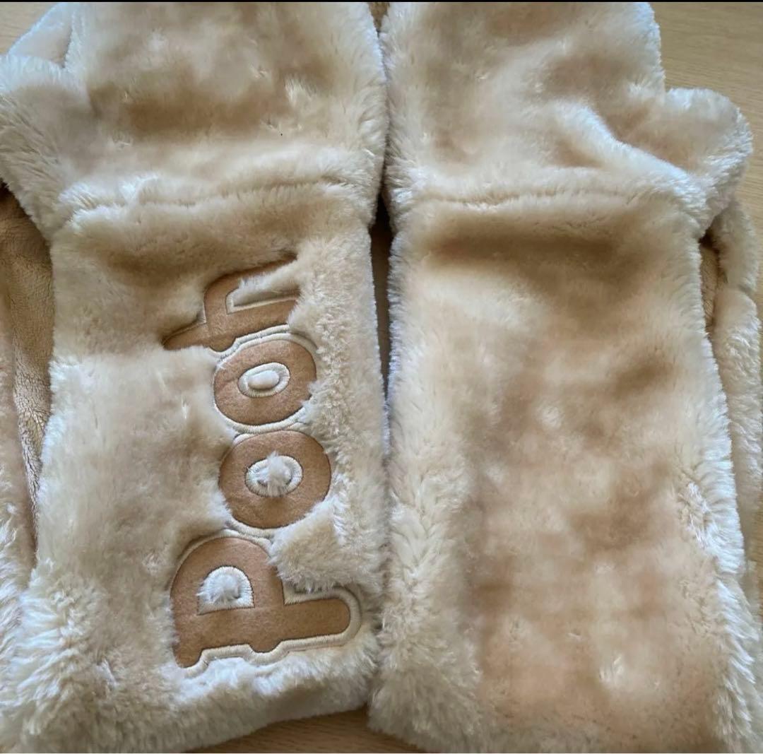 ディズニー プーさん フード付きマフラー ファンキャップ 手袋 - メルカリ