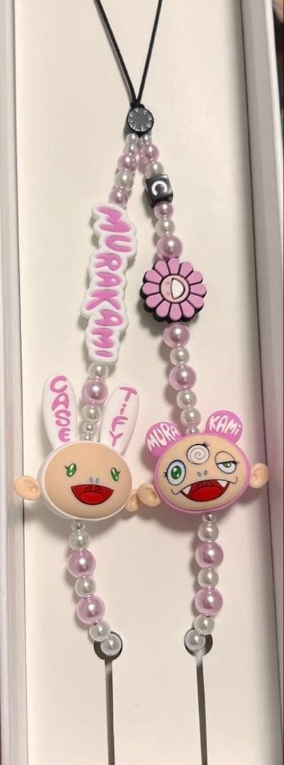 村上隆 casetify パール コラボストラップ カイカイキキ 新品未使用 新品未開封】 村上隆 CASETiFY KAIKAI AND KIKI コレクティブル スマホ