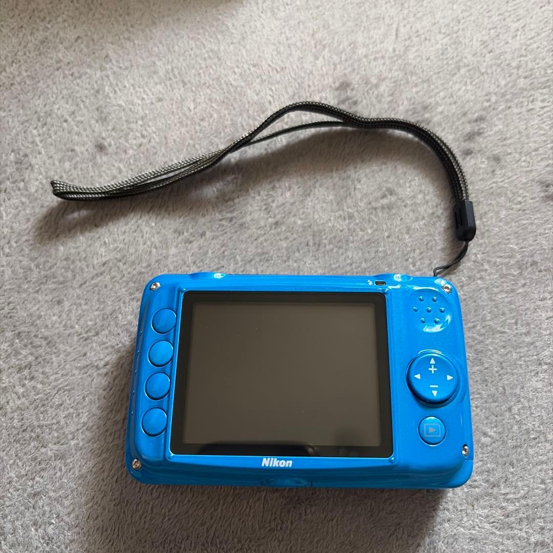 Nikon COOLPIX S30 青 防水 ジャンク品 - メルカリ