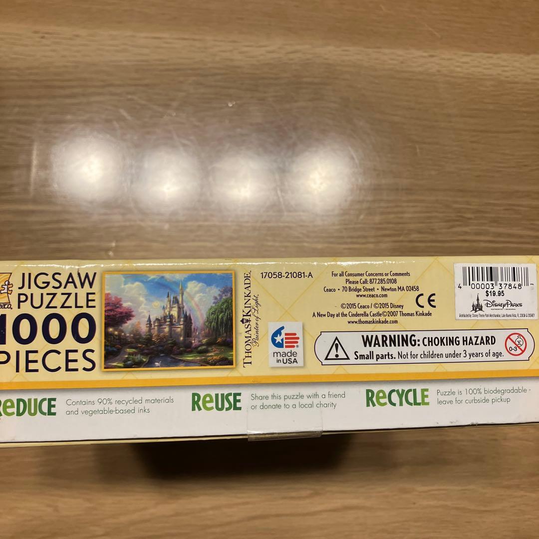 トーマス・キンケード 1000ピースパズル シンデレラ城 ディズニーランド