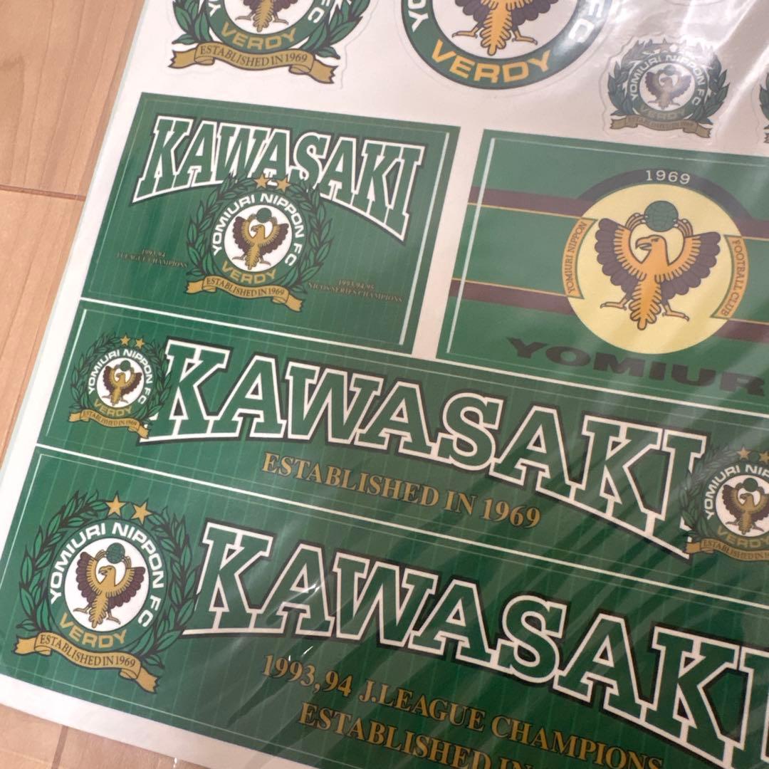 新品 読売ヴェルディ ヴェルディ川崎 ステッカーセット - メルカリ
