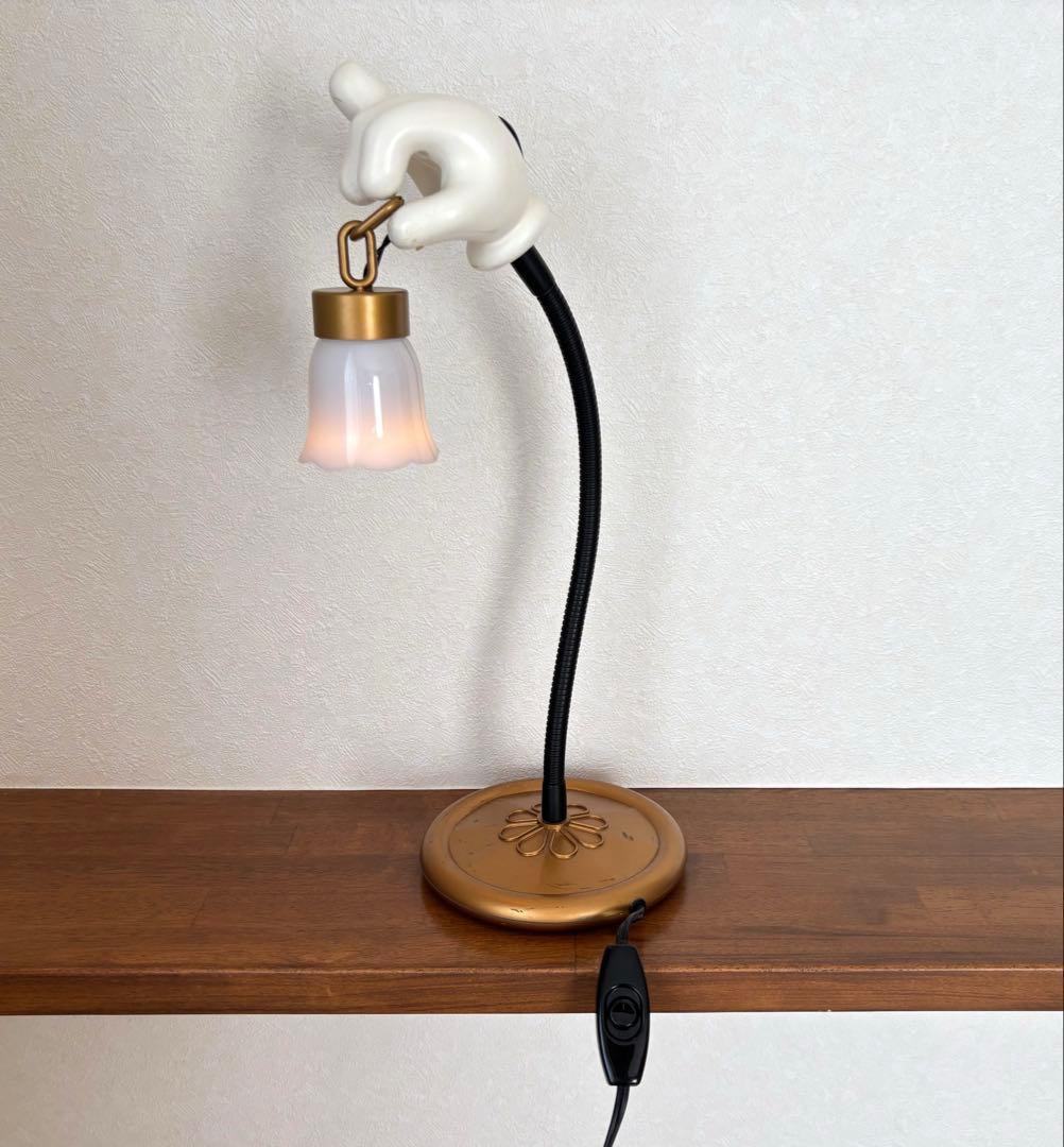 希少✩.*˚東京ディズニーランド TOONTOWN ミッキーの手 スタンドライト