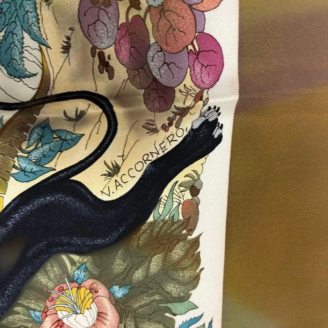 超希少 オールドグッチ スカーフ シルク ヴィットリオ アッコルネロ