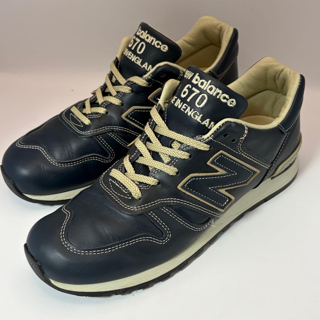 まわるり UK製 ニューバランス M670NVY 26.5cm ネイビー
