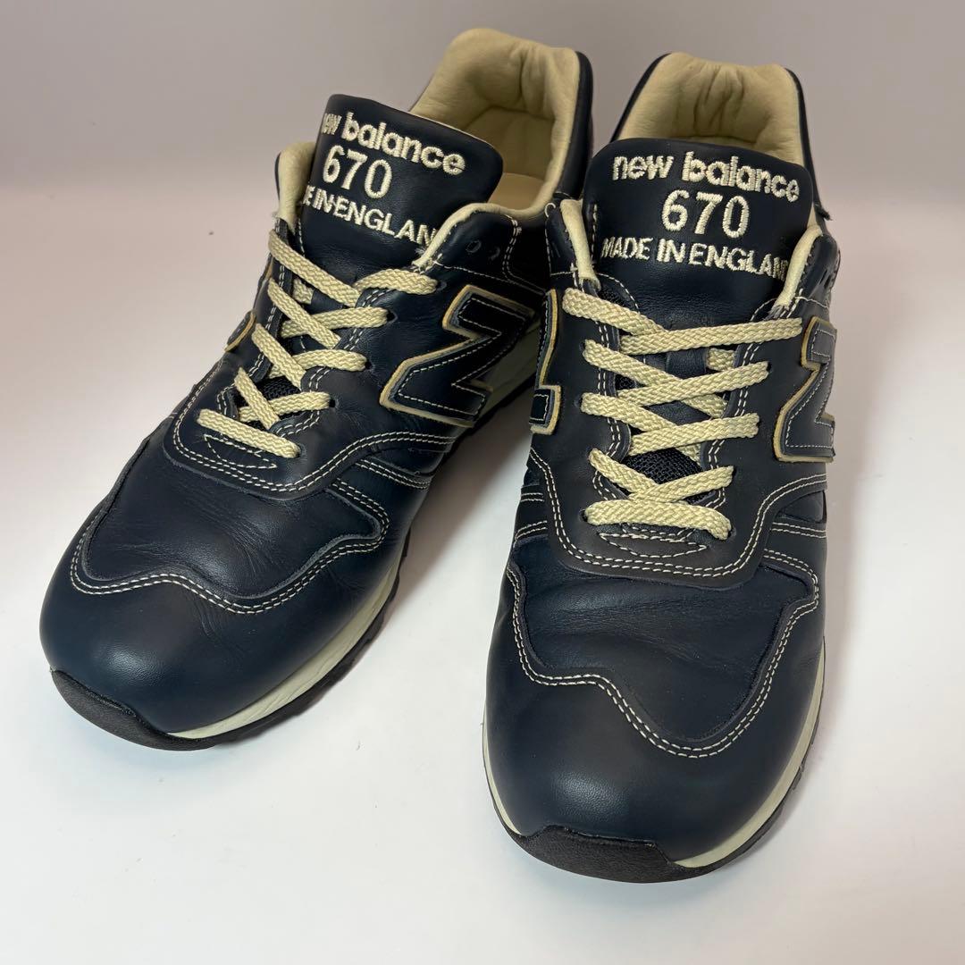 まわるり UK製 ニューバランス M670NVY 26.5cm ネイビー