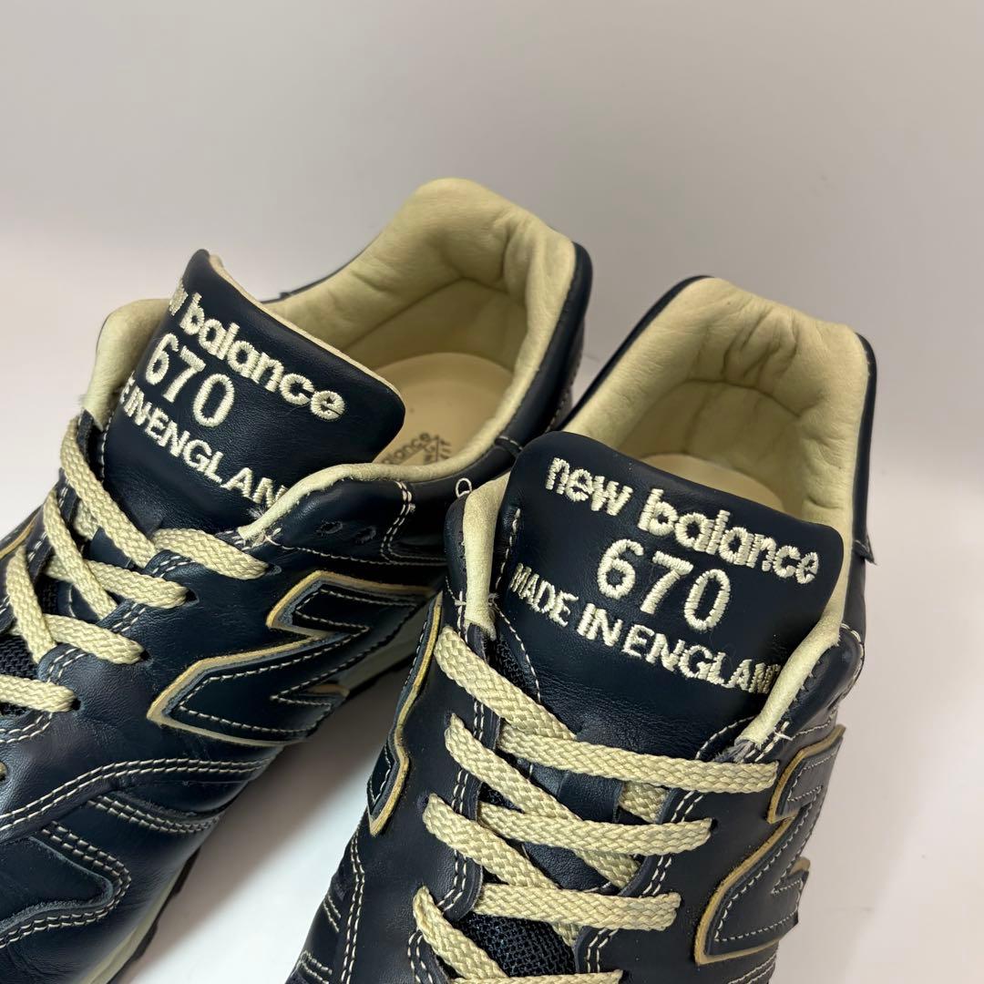 まわるり UK製 ニューバランス M670NVY 26.5cm ネイビー