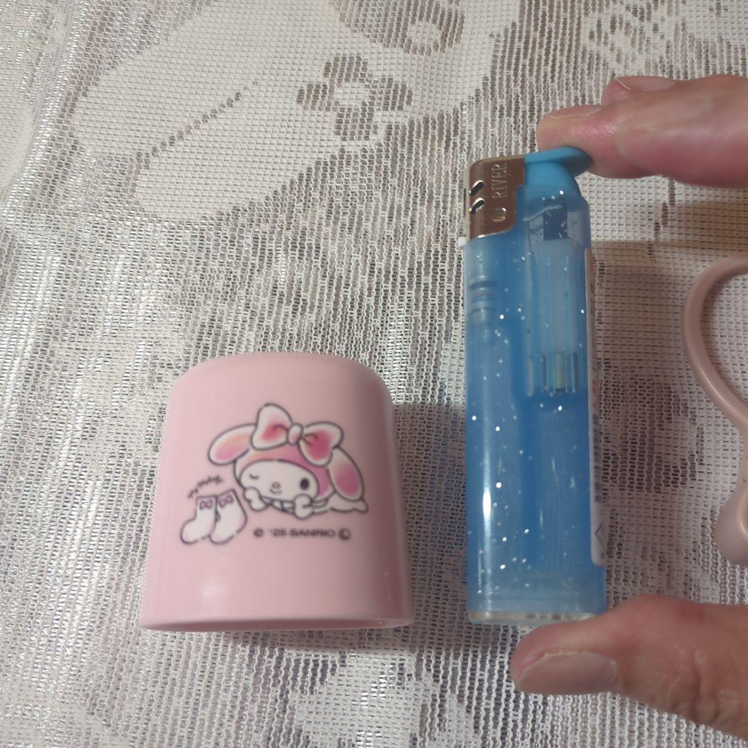 マイメロディ 円筒形容器とゴムバンドセット