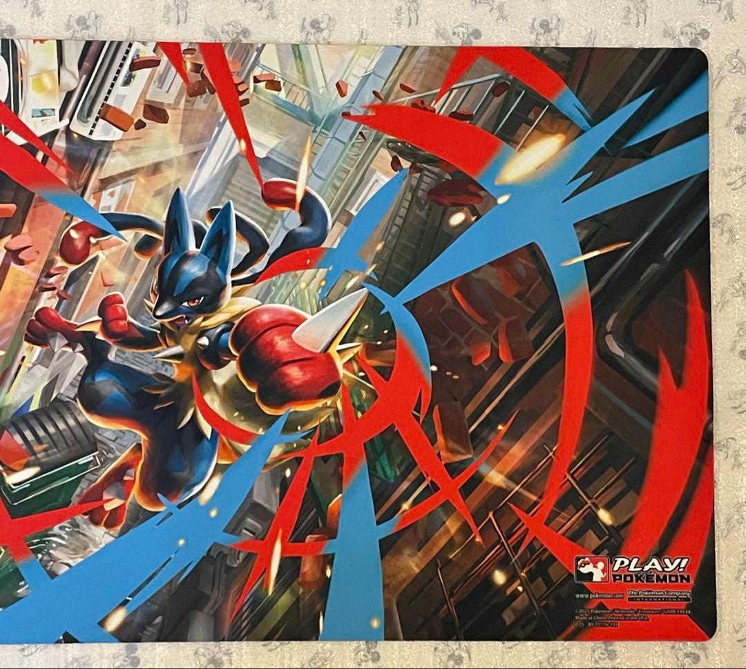 希少 メガルカリオ リージョナル プレイマット ポケモンカード 公式品