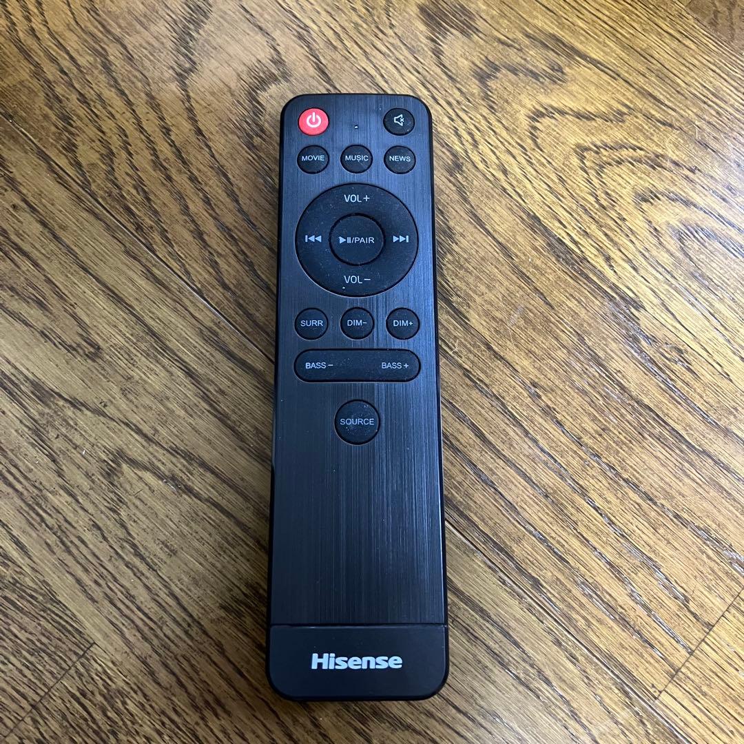 Hisense サウンドバー 2.1ch シアターサウンドシステム　ハイセンス