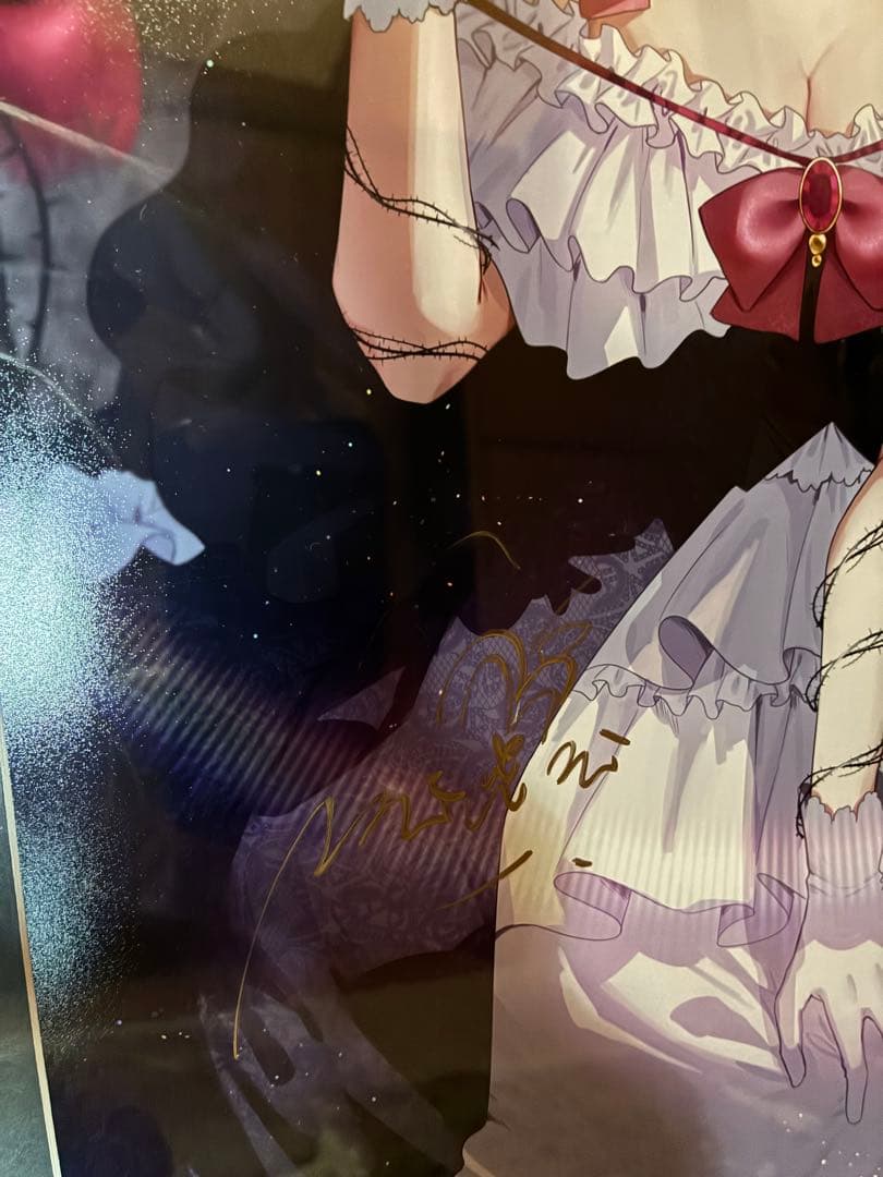 千種みのり RGB彩現額装アート 白雪恋 直筆サイン入り