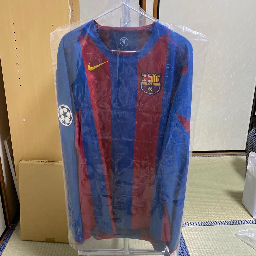 FCバルセロナ ユニフォーム 04-05 ロナウジーニョ 選手支給モデル 長袖