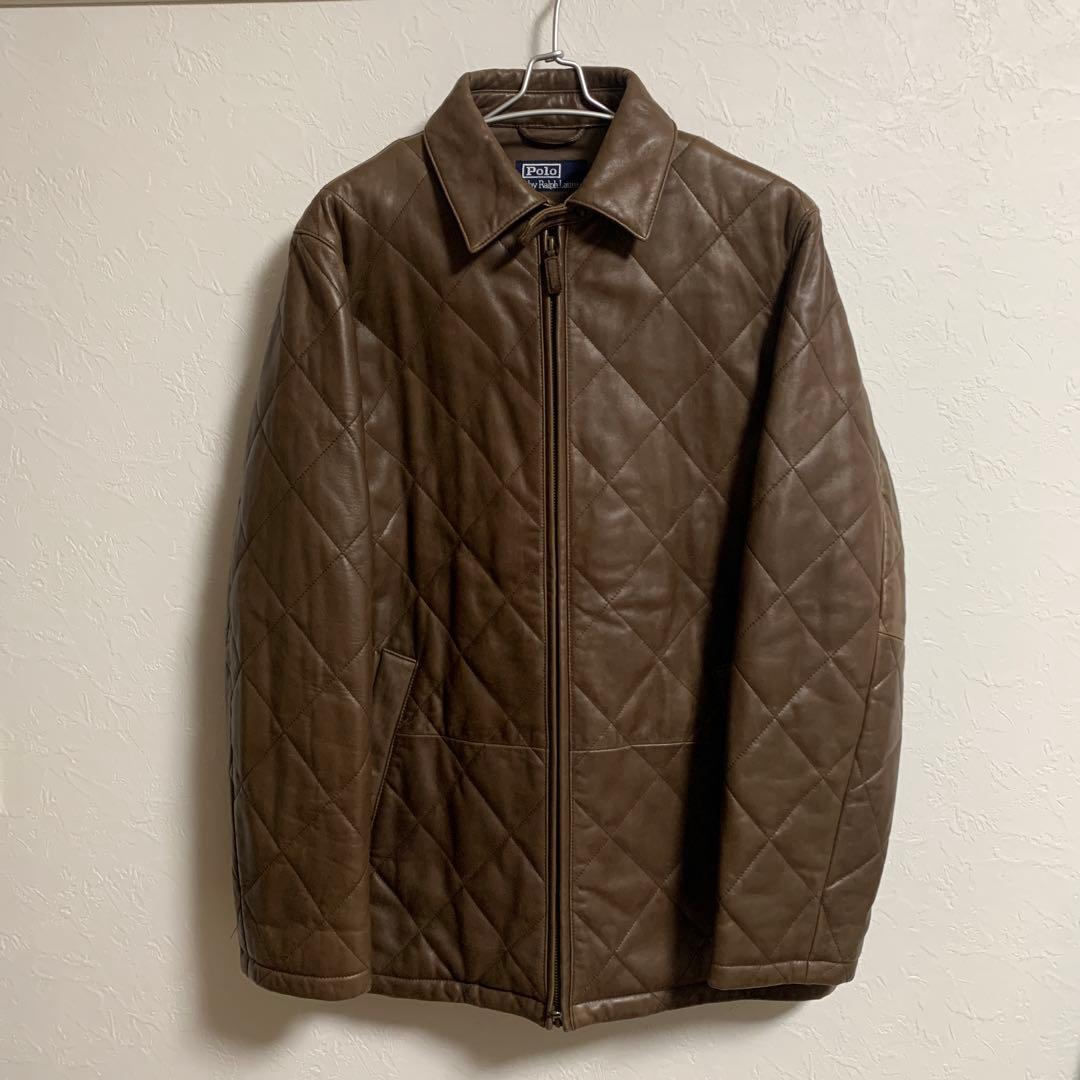 Polo by Ralph Lauren レザージャケット ブラウン ポニー無し - メルカリ