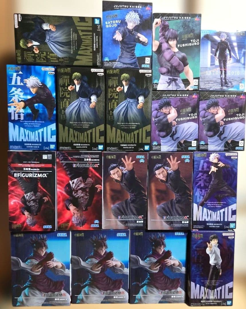 呪術廻戦　フィギュア　まとめ売り　五条悟　夏油傑　伏黒甚爾　脹相　乙骨憂太 呪術廻戦 懐玉・玉折 並び立つ五条&夏油がプチラマDXで立体化! 11月発売