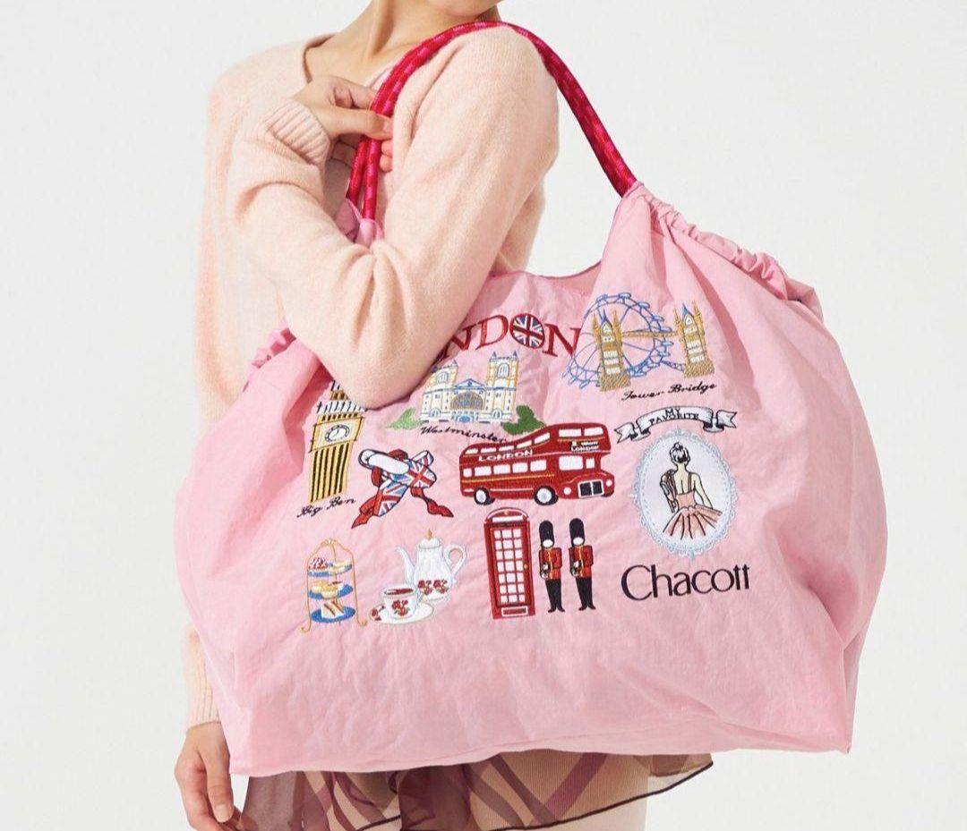 新品】チャコット×Ball&ChainロンドントートLサイズ ベビーピンク