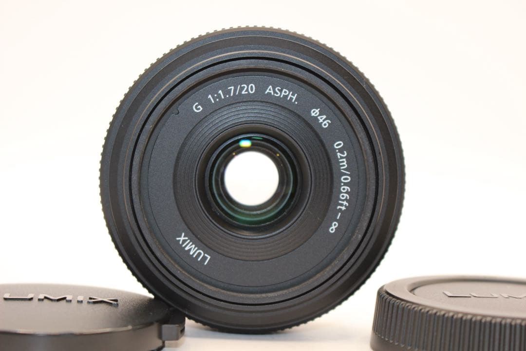 Annis無言 プロフあり様★純正収納袋付★ LUMIX 単焦点レンH-H020