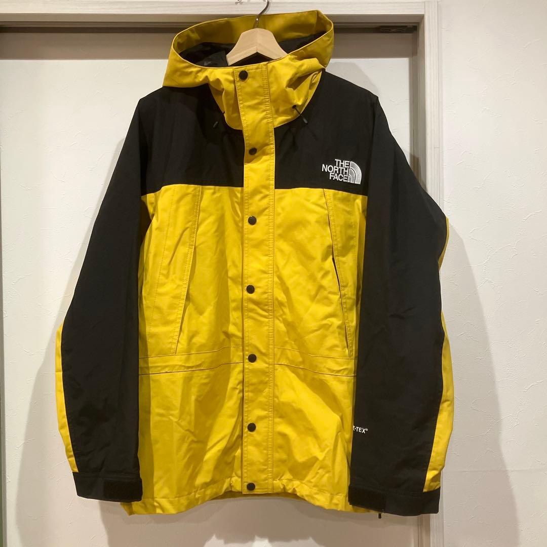 希少カラー ノースフェイス マウンテンライトジャケット イエロー 黄色