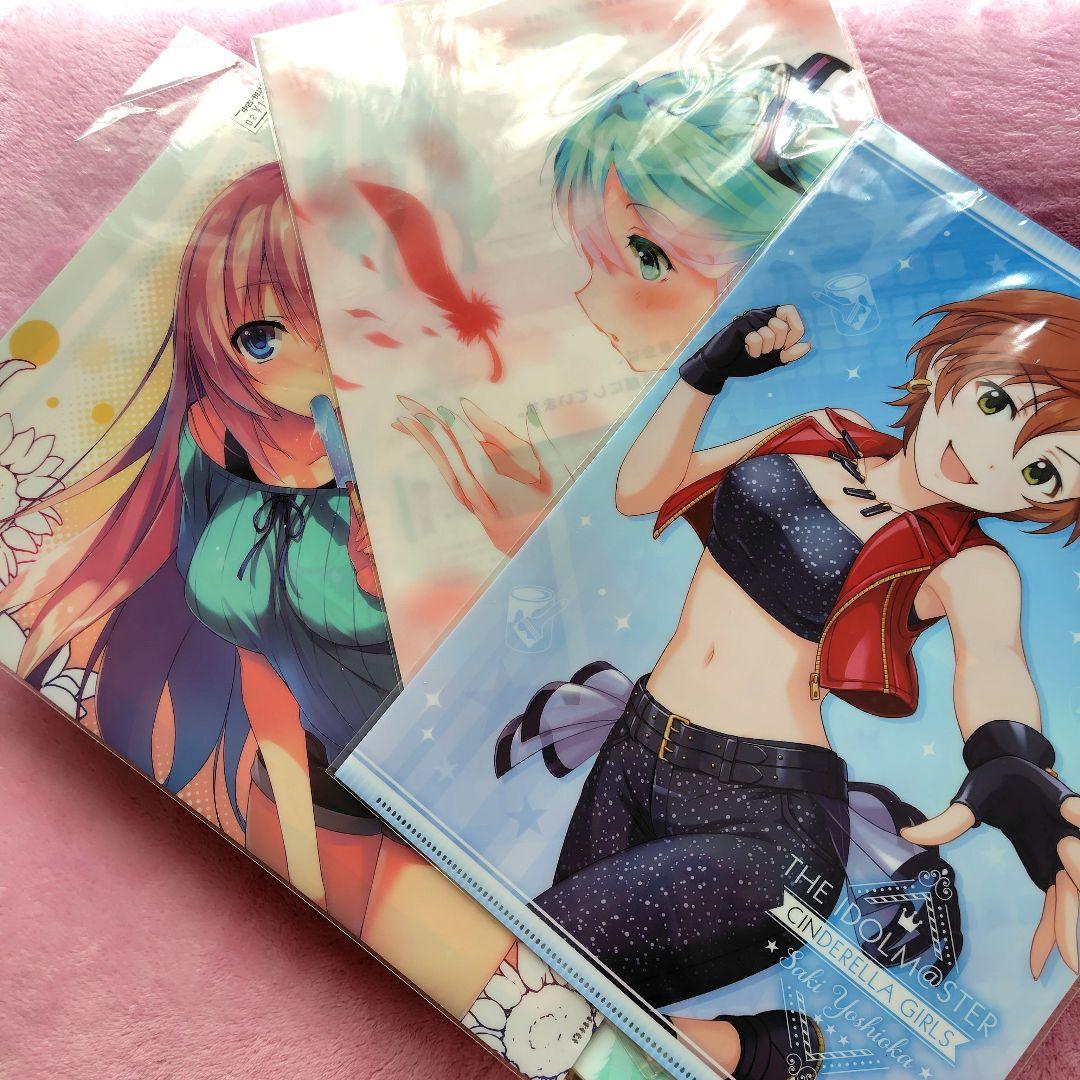 【2556】300枚程度　美少女系 アニメ クリアファイル 大量 まとめ売り