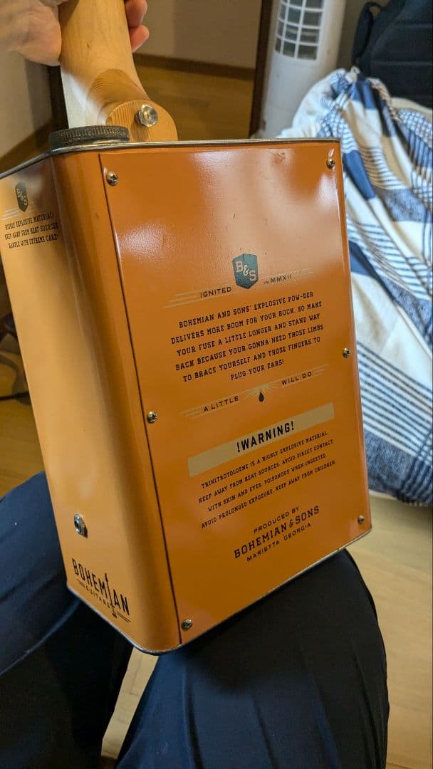 【送料均一キャンペーン終了まで】ボヘミアンギター　オイル缶　P90