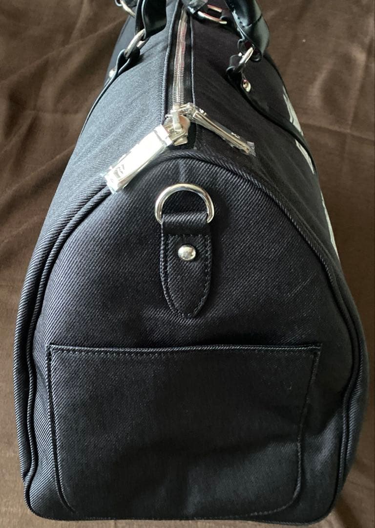 希少！矢沢永吉★E.YAZAWAボストンバック ( ロゴ + 羽ロ)シルバーロゴ