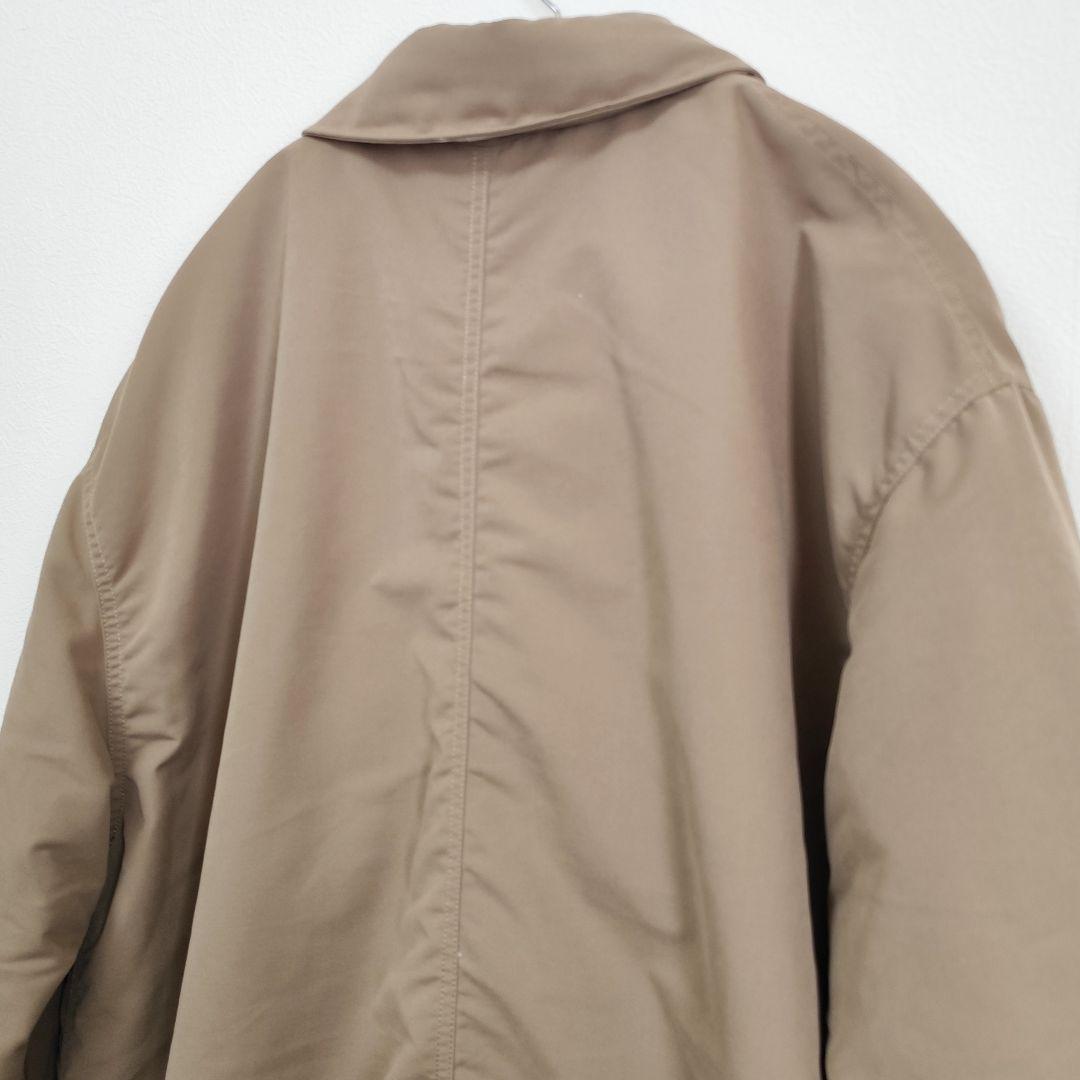 niko and ニコアンド 中綿パッチステンカラーコート ベージュ M