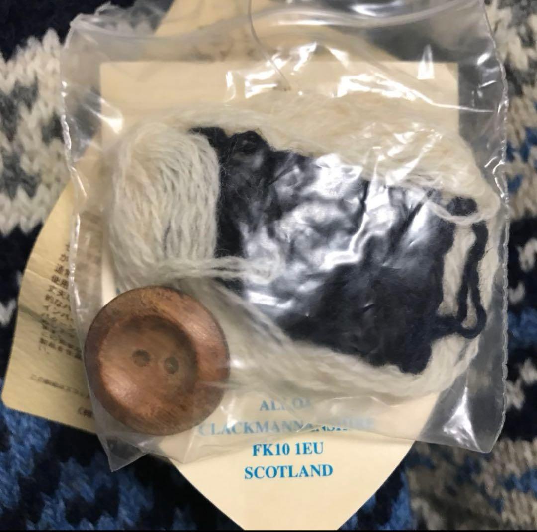 未使用品】インバーアラン4Aフェアアイル柄カーディガン - メルカリ