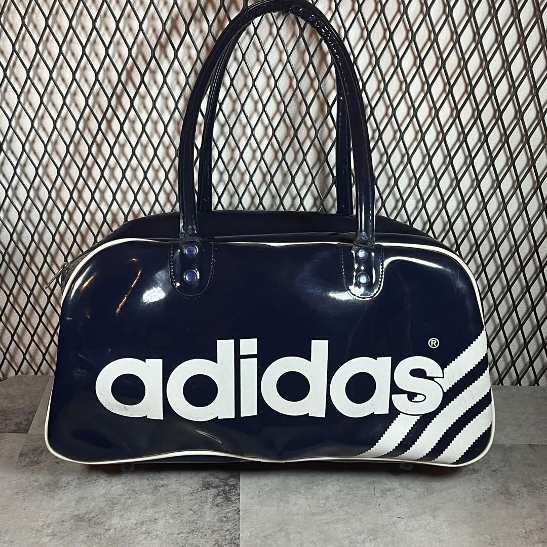 希少 ヴィンテージ adidas エナメルボストンバック 90年代 ACE - メルカリ