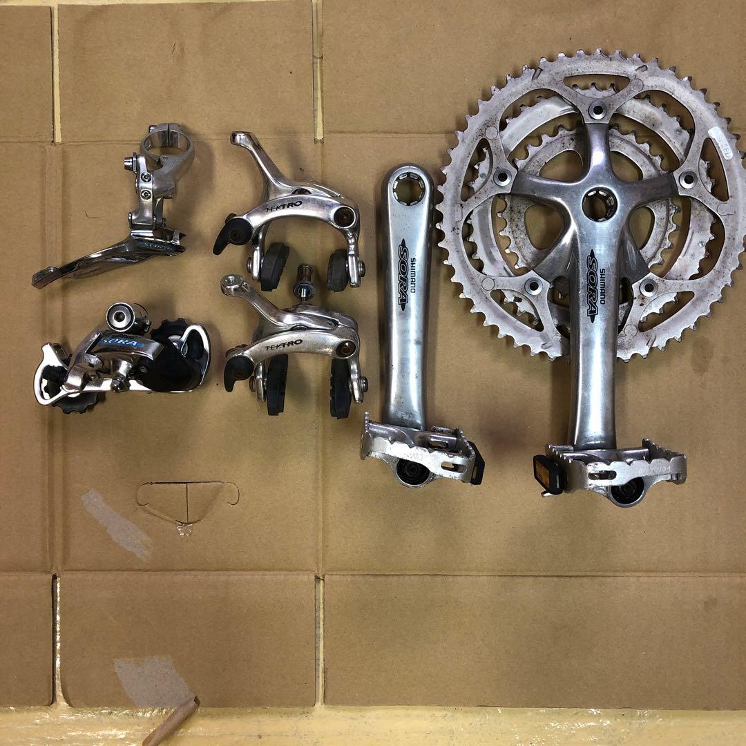 SHIMANO SORA コンポーネントセット - メルカリ