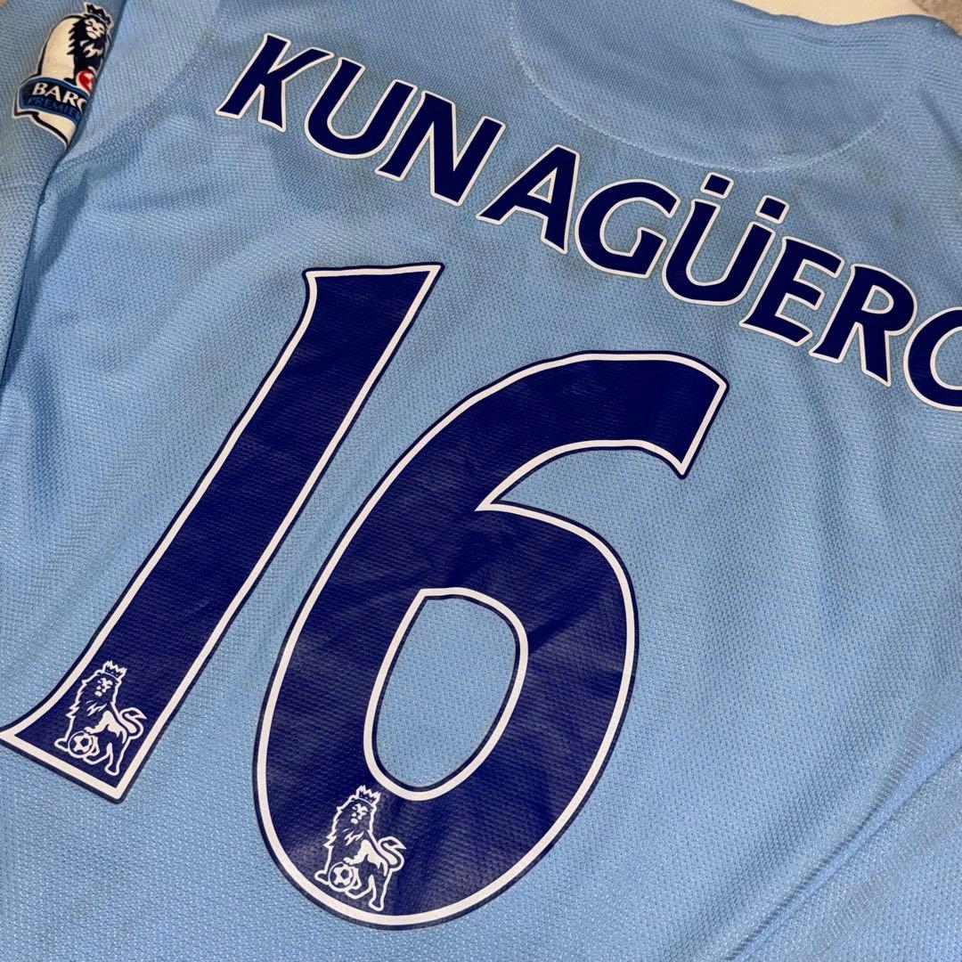 マンチェスターシティ 13/14 #16 アグエロ ユニフォーム - メルカリ