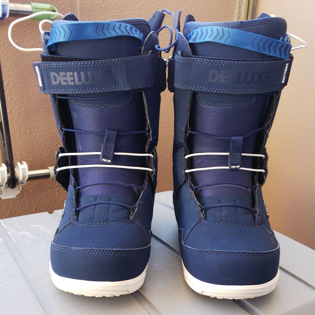 新品同様]DEELUXE スノーボードブーツ ネイビー