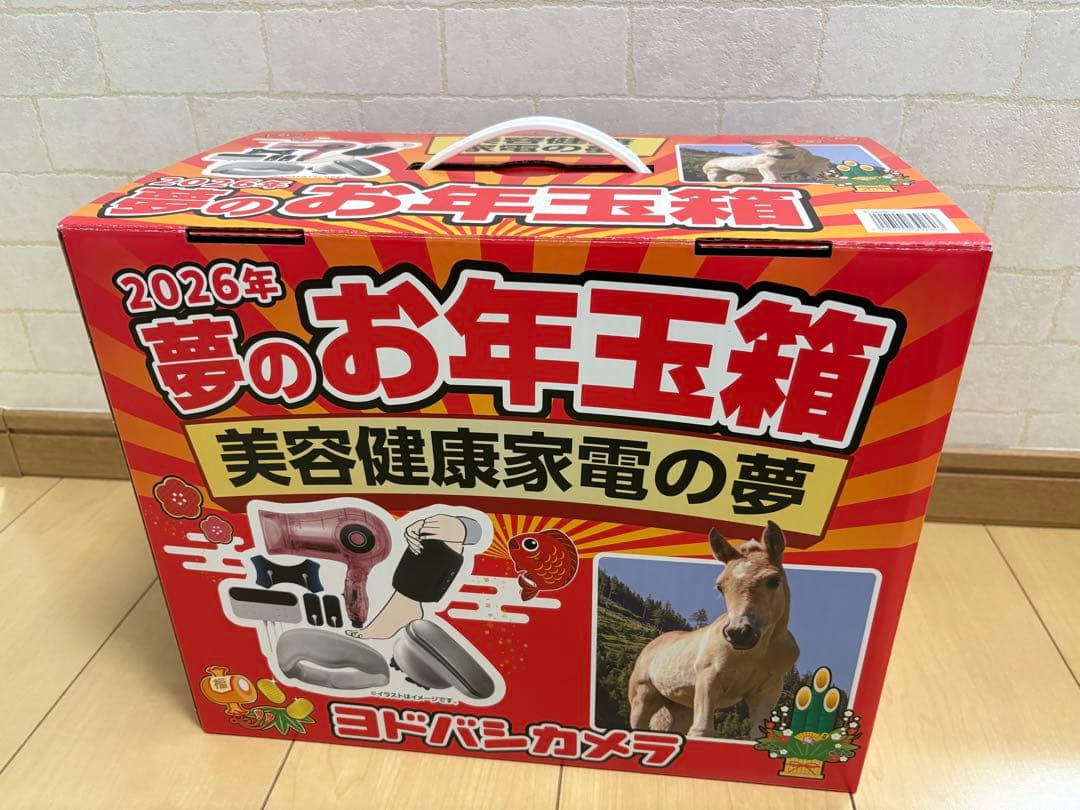 ヨドバシカメラ)2026年夢のお年玉箱 美容健康家電の夢(中抜きなし