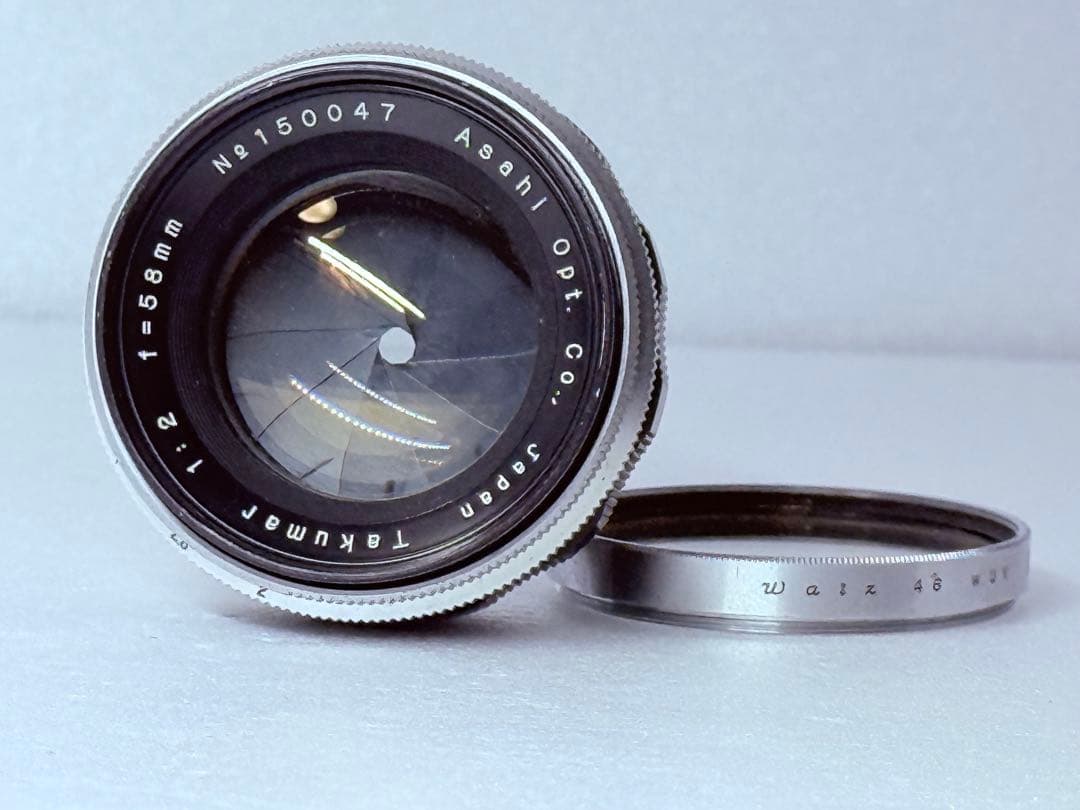 Asahi Pentax AP Takumar 58mm F2 各種動作良好