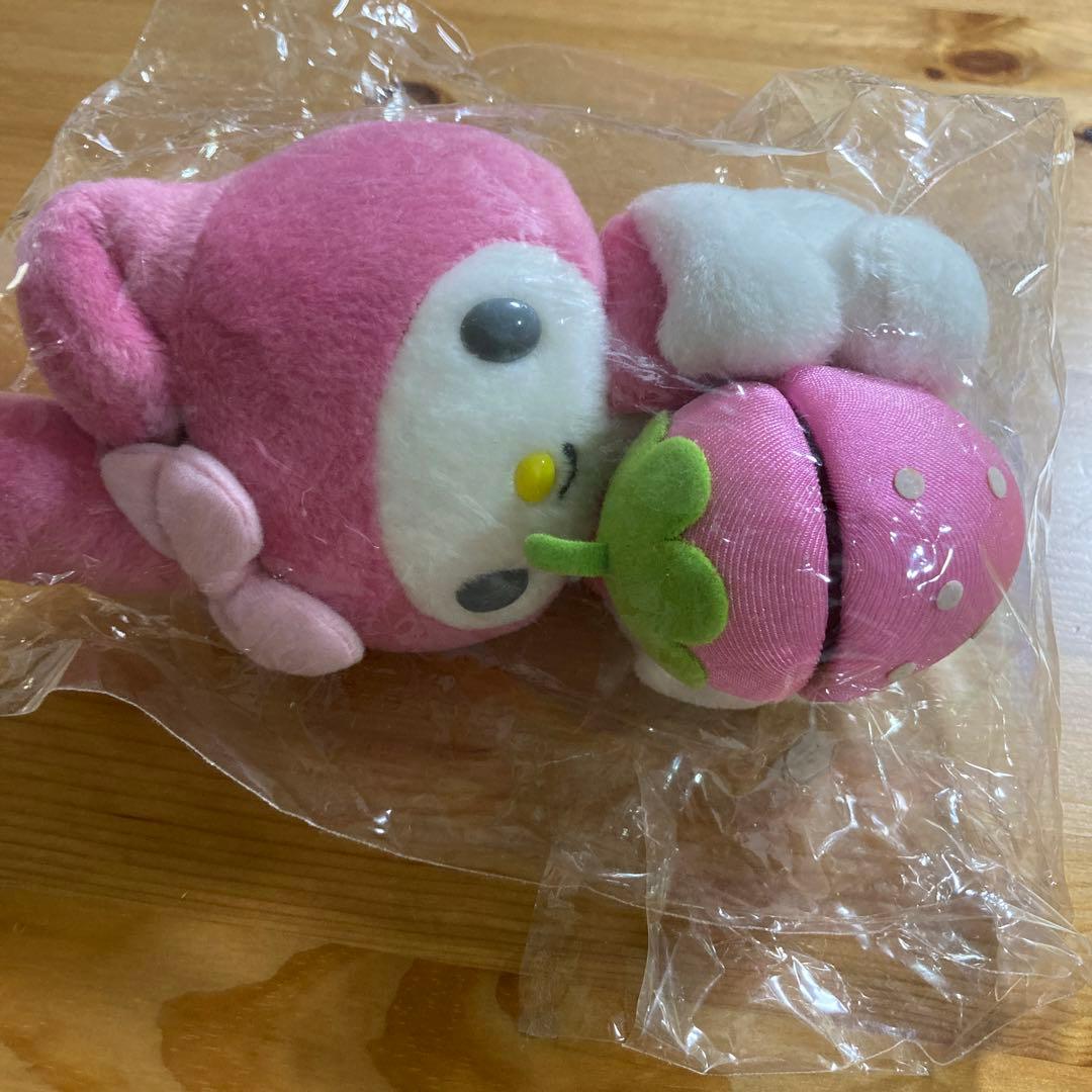 最終お値下げ 新品 2004年発売 サンリオ マイメロ 小物入れ付きぬいぐるみ