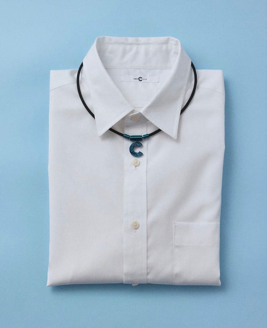 ブルーラメ！即完売品 パワードギア 磁気ネックレス Lサイズ（青