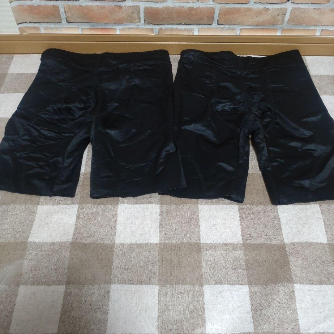 ブラック骨盤ガードル レース付き76サイズ♥2枚セット - メルカリ