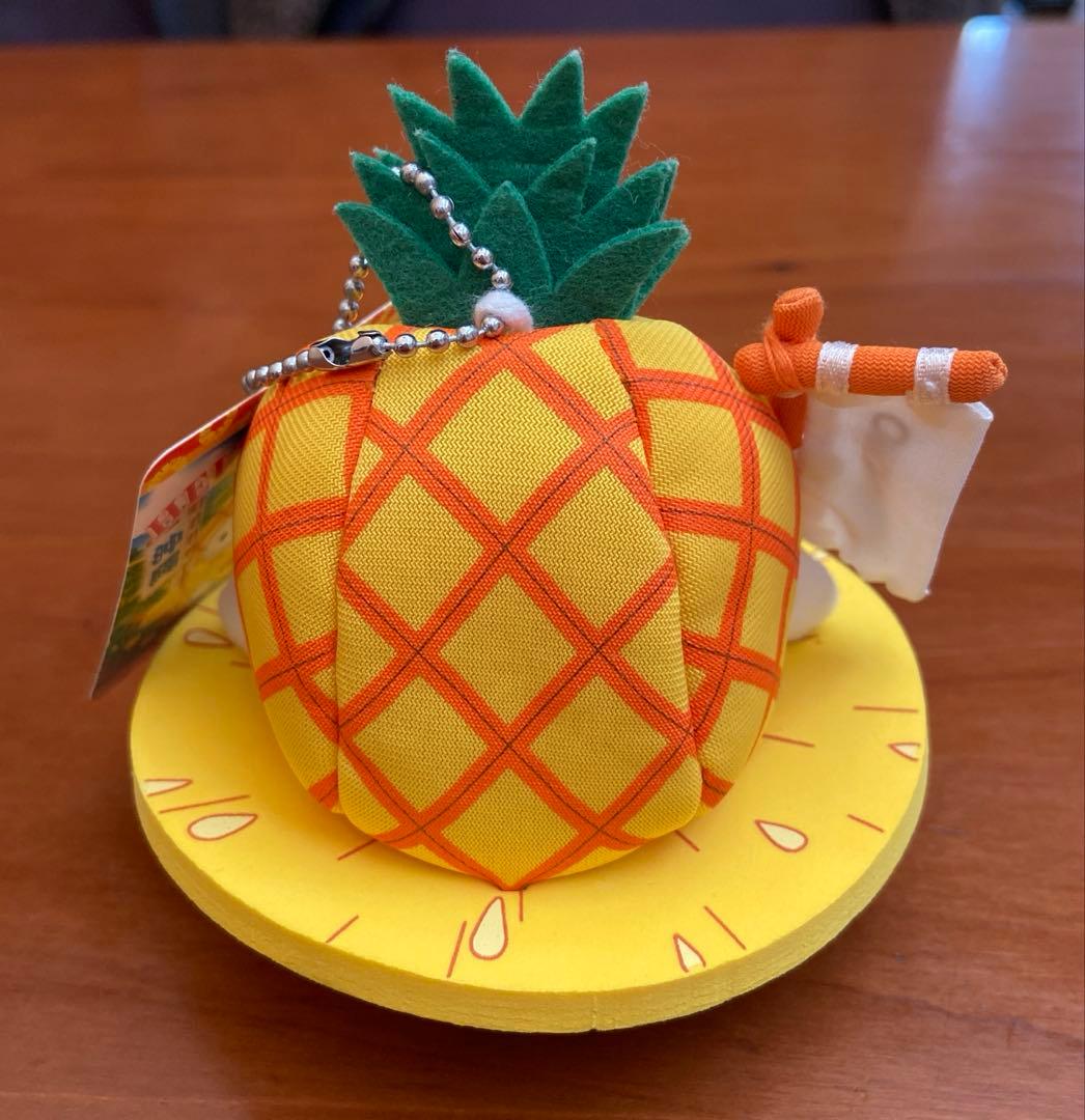 沖縄　ハローキティ ぬいぐるみ キーホルダー　ご当地キティ　レア　パイナップル