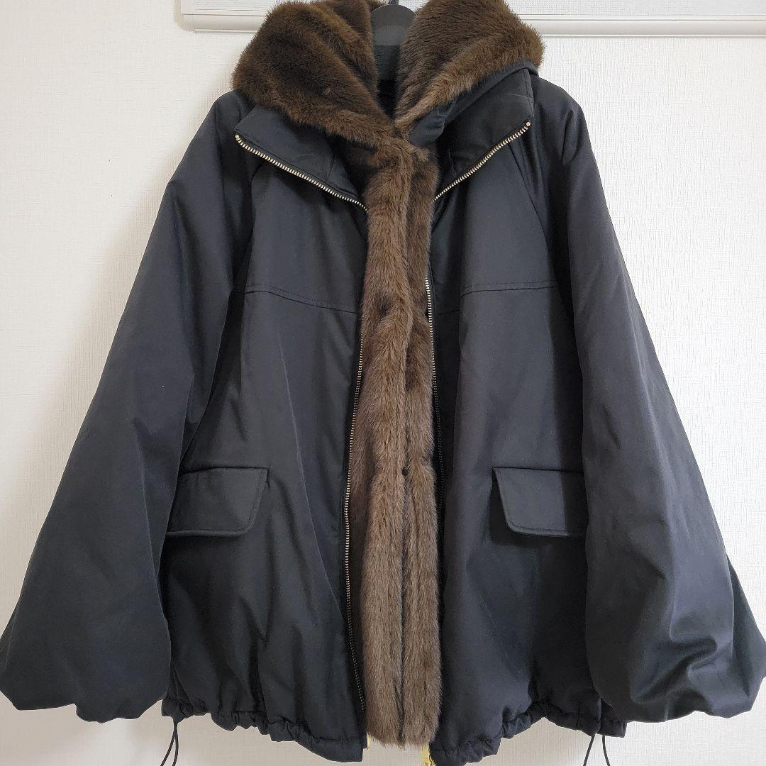 新品未使用】 Gready Brilliant 取り外しファー中綿フードコート