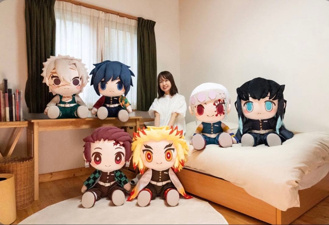 鬼滅の刃 不死川実弥 どきゅーとぷち 特大ぬいぐるみ 希少