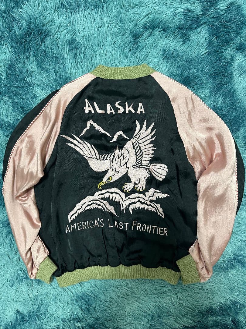 スカジャン　クローズ＆WORST　アラスカ　鷹　CROPPED　HEADS スカジャン クローズ＆WORST アラスカ 鷹 CROPPED HEADS