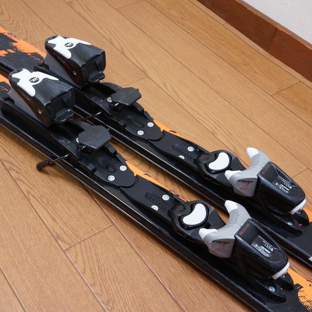 メンテ済 130cm 靴23～23.5cm ROSSIGNOL スキーセット